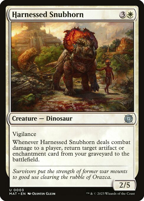 Harnessed Snubhorn — art by Quintin Gleim