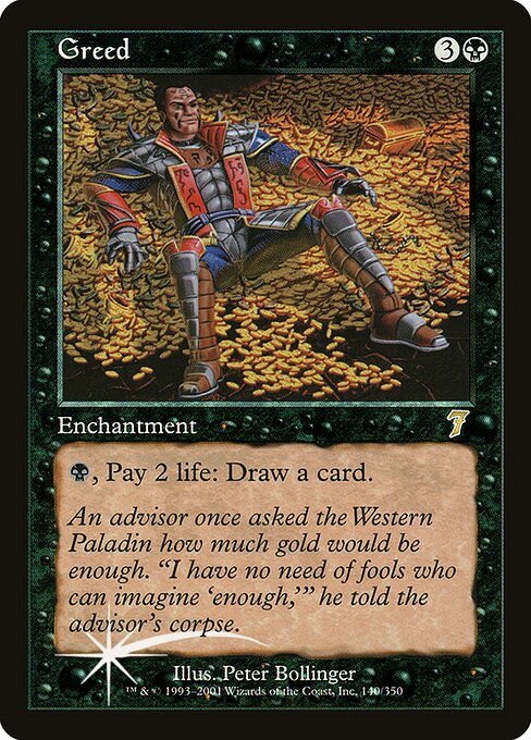 Greed — art by Peter Bollinger
