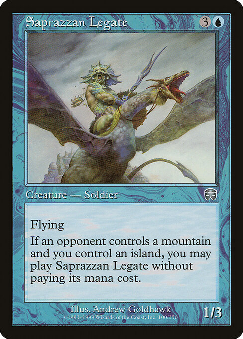 Saprazzan Legate — art by Andrew Goldhawk