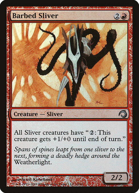 Barbed Sliver — art by Scott Kirschner