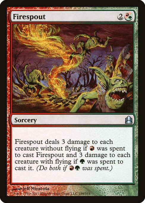Firespout — art by Jeff Miracola