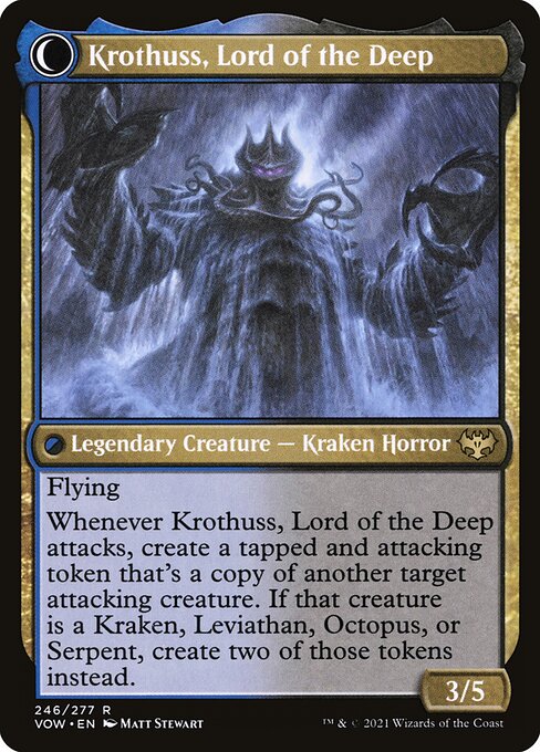 Runo Stromkirk // Krothuss, Lord of the Deep — art by Matt Stewart