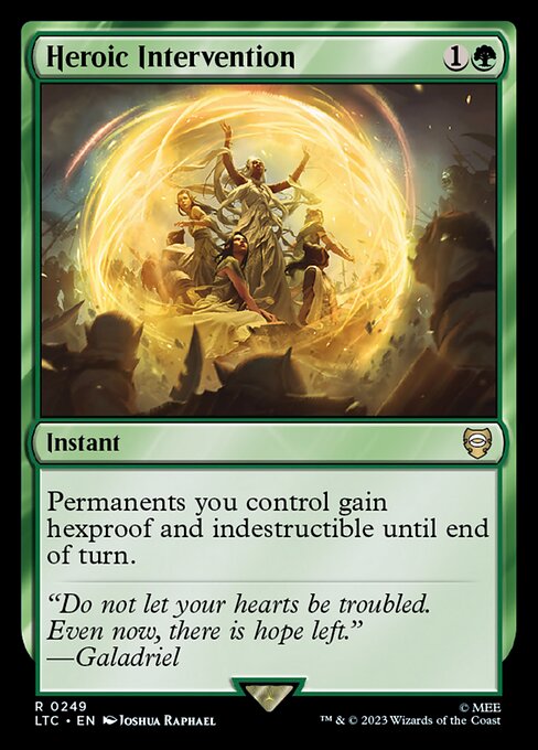 Heroic Intervention — art by Joshua Raphael