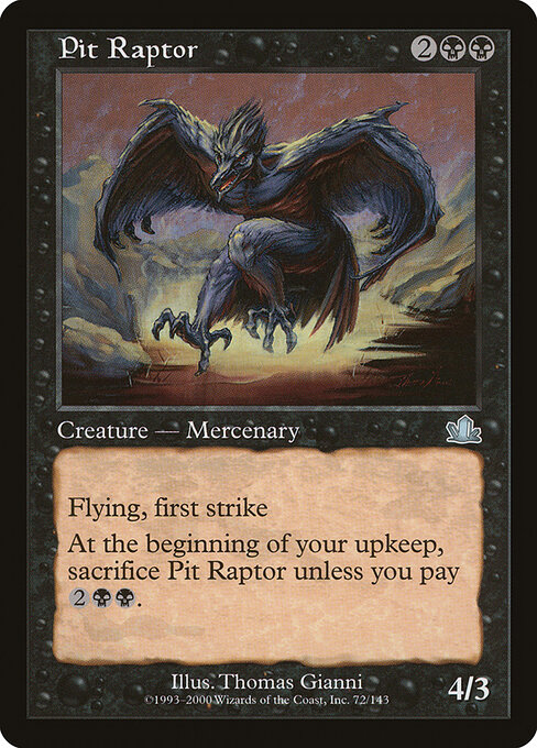 Pit Raptor — art by Thomas Gianni