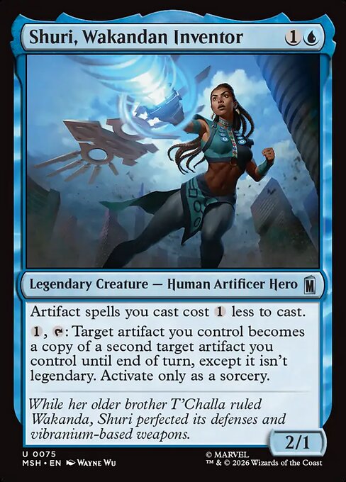 Shuri, Wakandan Inventor — art by Wayne Wu