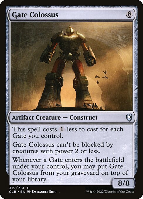 Gate Colossus — art by Emmanuel Shiu