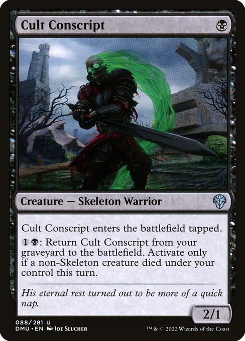 Cult Conscript — art by Joe Slucher