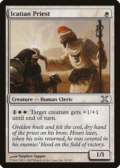 Icatian Priest — art by Stephen Tappin
