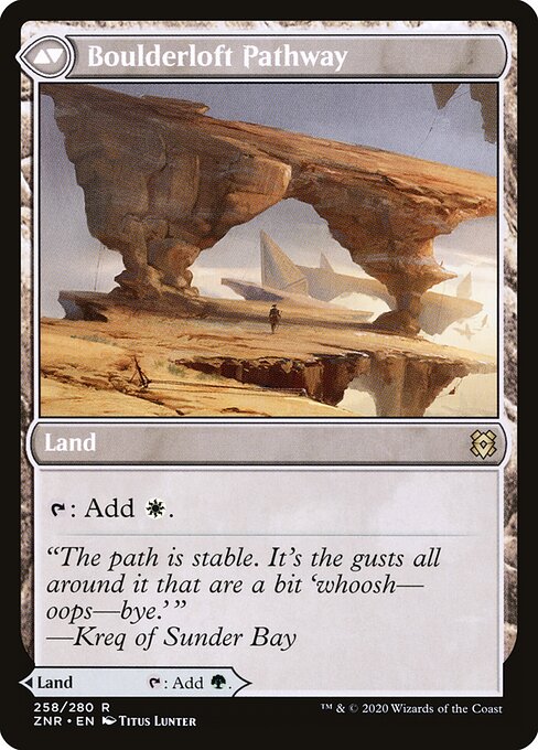 Branchloft Pathway // Boulderloft Pathway — art by Titus Lunter