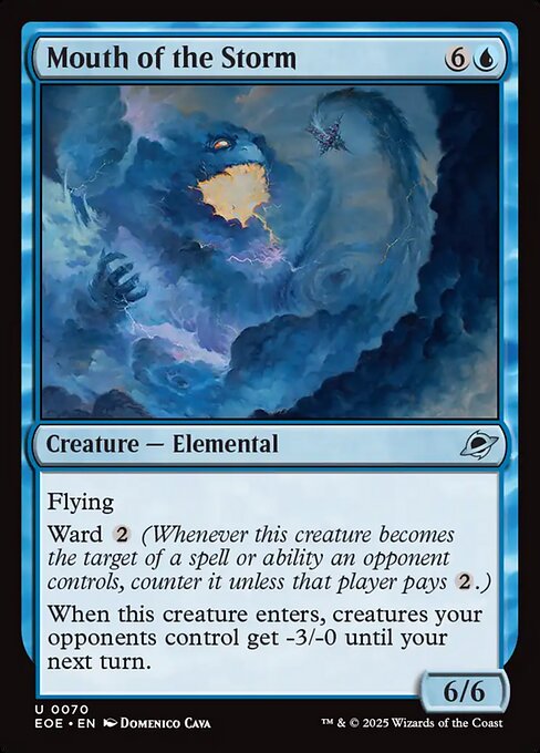 Mouth of the Storm — art by Domenico Cava