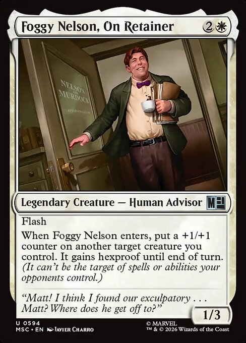 Foggy Nelson, On Retainer — art by Javier Charro