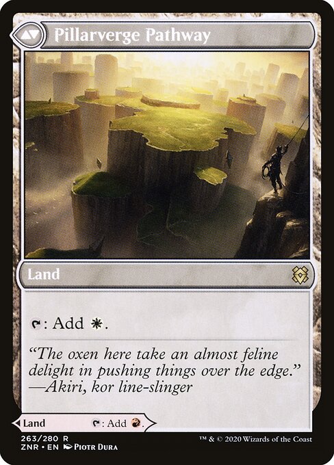 Needleverge Pathway // Pillarverge Pathway — art by Piotr Dura