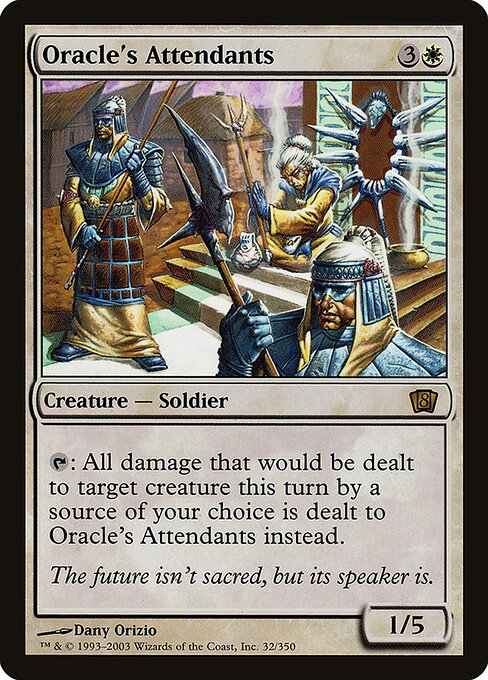 Oracle's Attendants — art by Dany Orizio