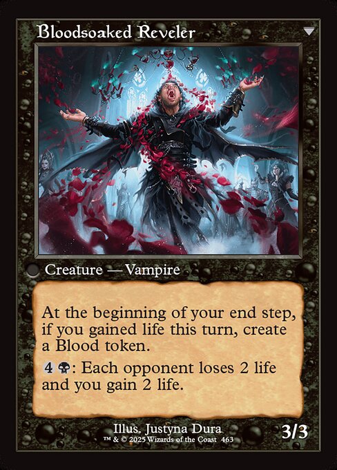 Restless Bloodseeker // Bloodsoaked Reveler — art by Justyna Dura