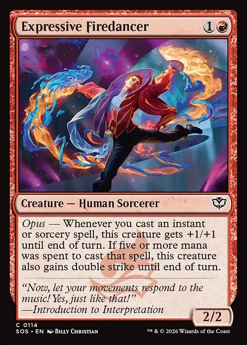 Expressive Firedancer — art by Billy Christian