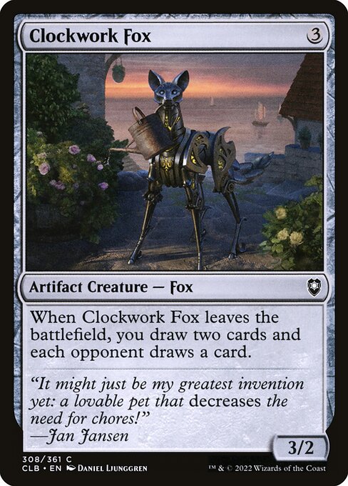 Clockwork Fox — art by Daniel Ljunggren