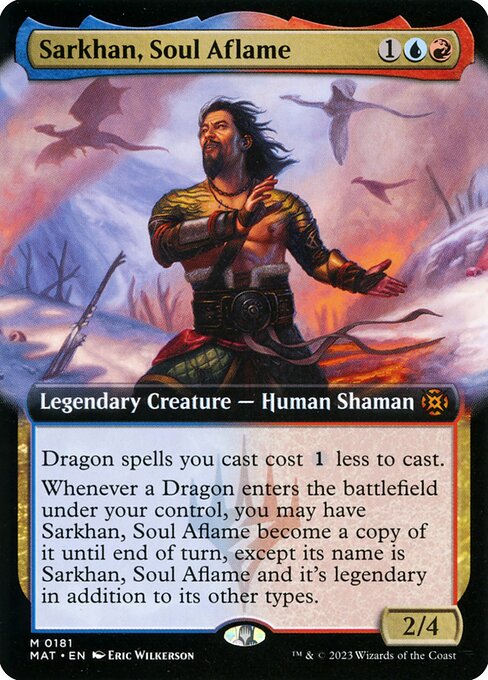 Sarkhan, Soul Aflame — art by Eric Wilkerson