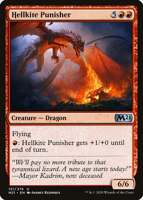 Hellkite Punisher — art by Andrey Kuzinskiy