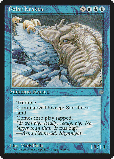 Polar Kraken — art by Mark Tedin