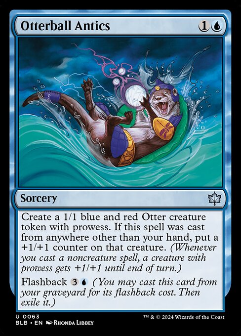 Otterball Antics — art by Rhonda Libbey