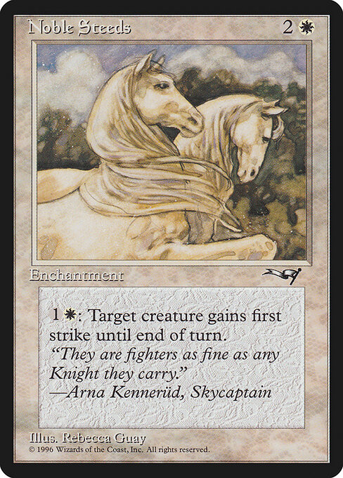 Noble Steeds — art by Rebecca Guay