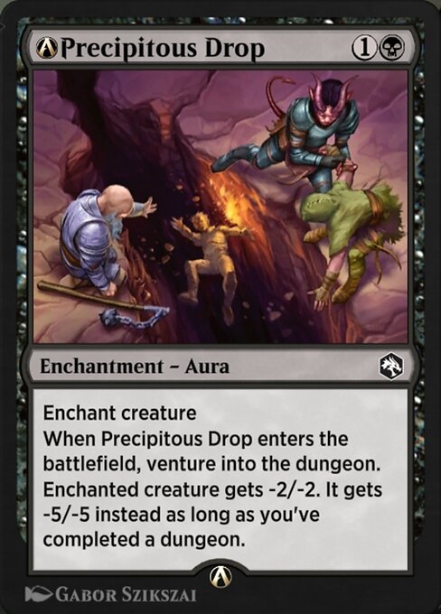 A-Precipitous Drop — art by Gabor Szikszai