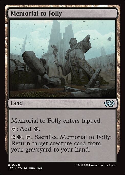 Memorial to Folly — art by Sung Choi