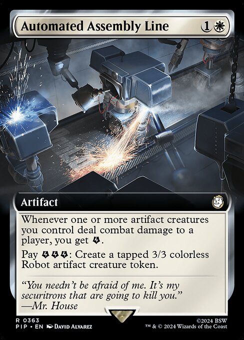 Automated Assembly Line — art by David Álvarez
