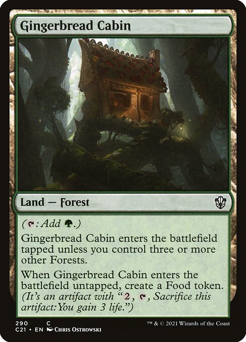 Gingerbread Cabin — art by Chris Ostrowski