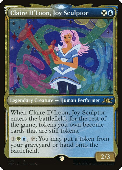 Claire D'Loon, Joy Sculptor — art by Scooter