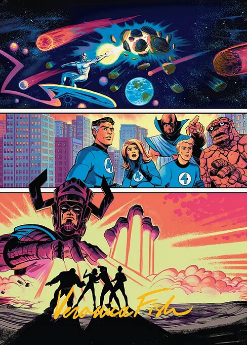 The Coming of Galactus // The Coming of Galactus — art by Veronica Fish