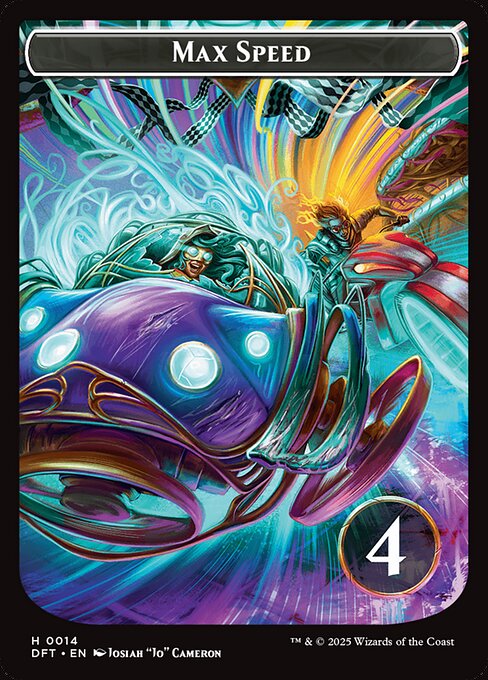 Start Your Engines! // Max Speed — art by Josiah "Jo" Cameron