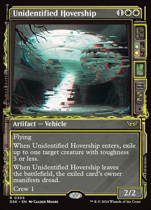 Unidentified Hovership — art by Calder Moore