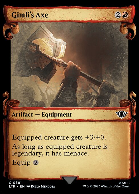 Gimli's Axe — art by Pablo Mendoza
