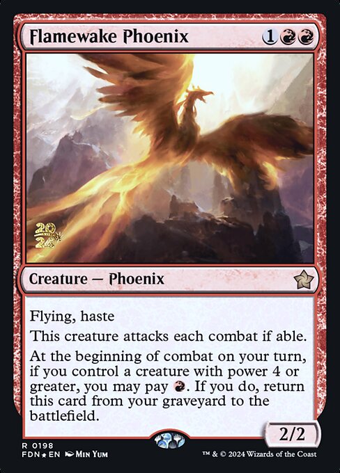 Flamewake Phoenix — art by Min Yum