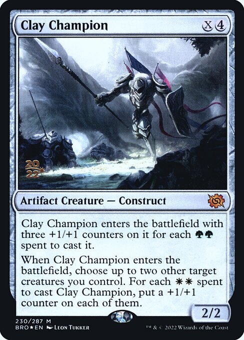 Clay Champion — art by Leon Tukker