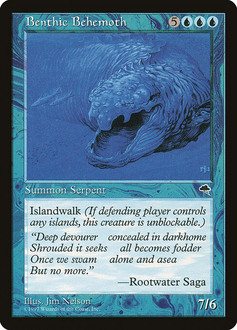 Benthic Behemoth — art by Jim Nelson