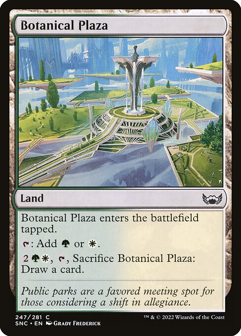 Botanical Plaza — art by Grady Frederick