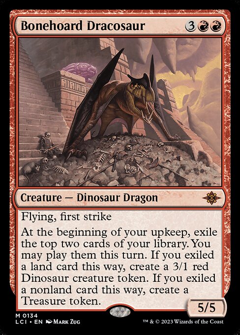 Bonehoard Dracosaur — art by Mark Zug