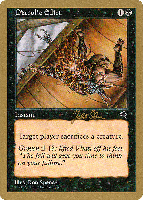 Diabolic Edict — art by Ron Spencer