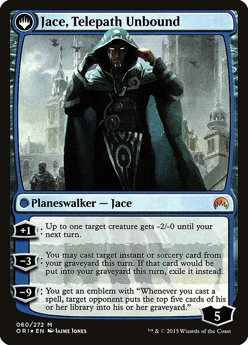 Jace, Vryn's Prodigy // Jace, Telepath Unbound — art by Jaime Jones