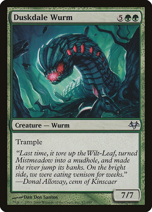 Duskdale Wurm — art by Dan Dos Santos