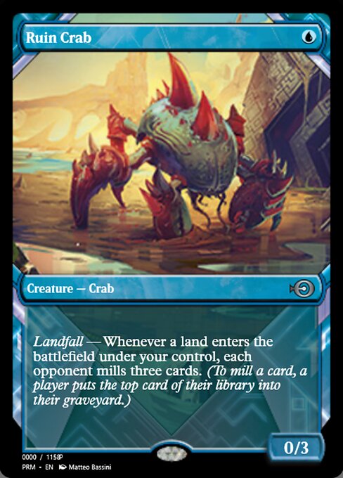 Ruin Crab — art by Matteo Bassini