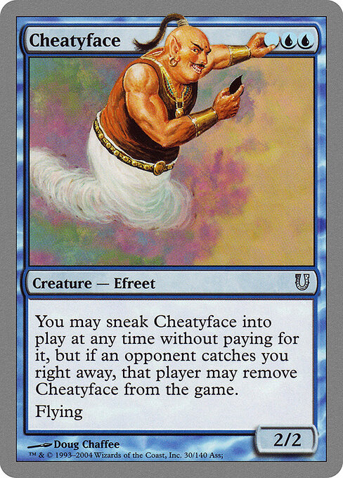 Cheatyface — art by Doug Chaffee