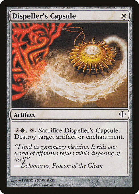 Dispeller's Capsule — art by Franz Vohwinkel