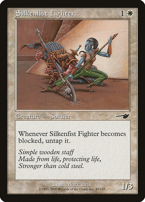 Silkenfist Fighter — art by Mark Brill