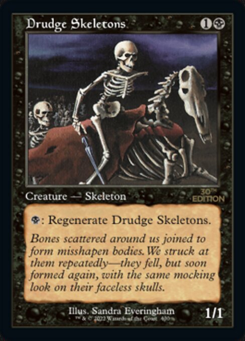 Drudge Skeletons — art by Sandra Everingham