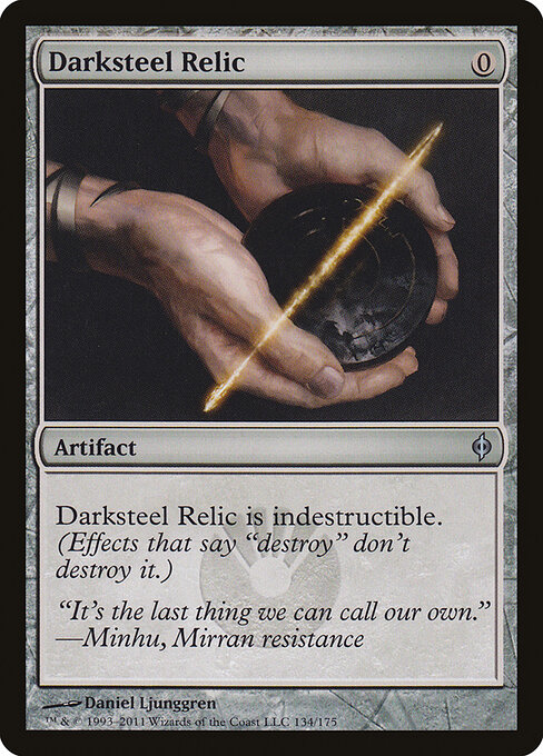 Darksteel Relic — art by Daniel Ljunggren