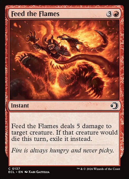 Feed the Flames — art by Xabi Gaztelua