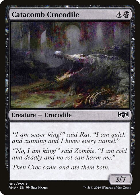 Catacomb Crocodile — art by Nils Hamm
